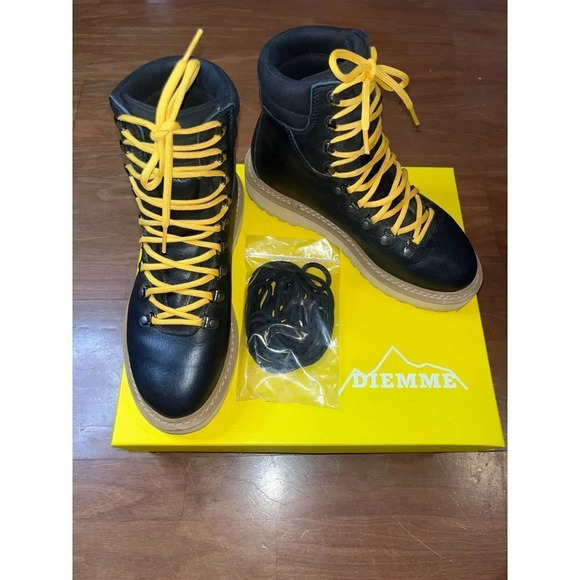 Diemme Monfumo Boots in Black Leather 37 with Box Womens DI2207MF04 Hiking - Picture 7 of 16